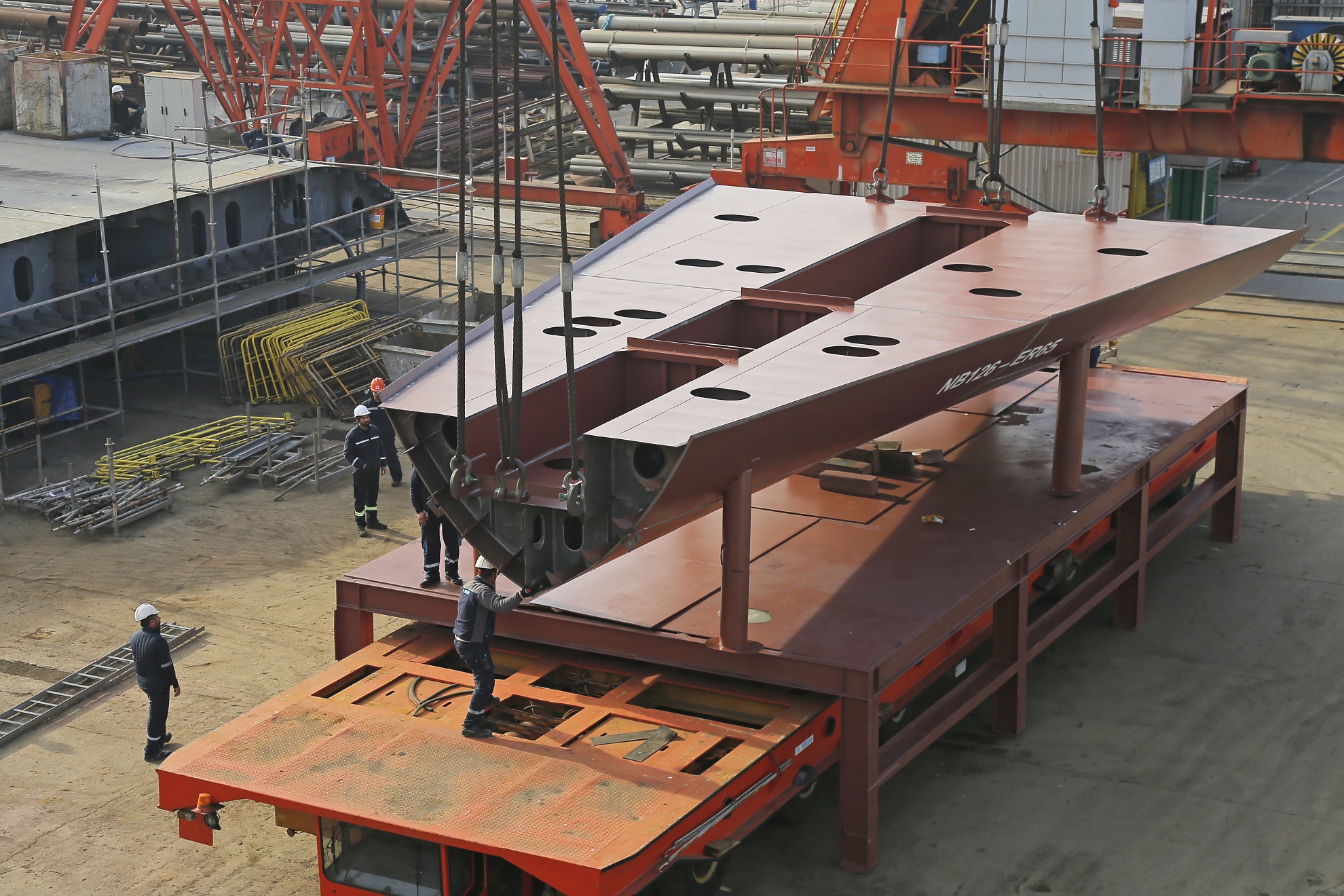 The Keel Laying Ceremony of the new 65-meter yacht (NB126) has taken place